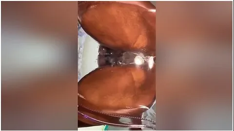 Preview supplied for Curly Milky Wet Cunt On A Oily Chair Slipping And Sliding In Plastic Dick