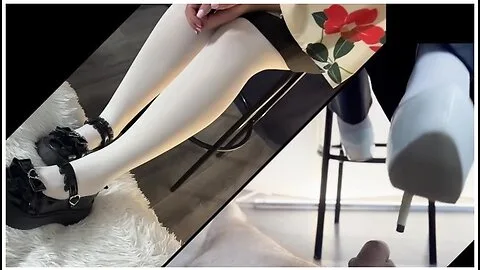 Preview supplied for Footjob In Shoes And From A Pretty Maid