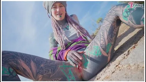 Preview supplied for Lily Lu: Dreadhead Hippie Gets Nailed Outdoors by Tattooed Dick