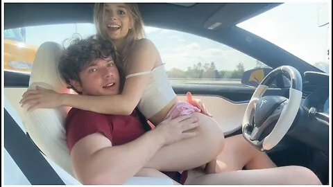 Preview supplied for Blonde Petite Stepsis Fucks Wildly in a Self-Driving Car