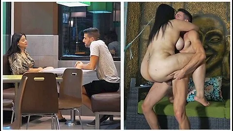 Preview supplied for Slim Guy Dominates A Sexy Colombian BBW After Feeding Her