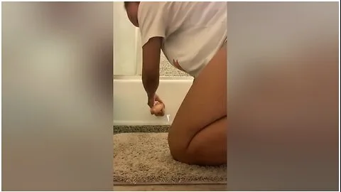 Preview supplied for Late Night Dildo Fuck Shenanigans In The Bathroom