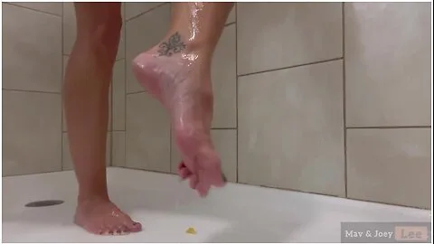 Preview supplied for Joey Lee In Soapy Shower, 30ddd Boobies, Tight Ass Play