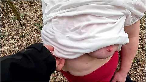 Preview supplied for Slapping Her Tits In The Woods