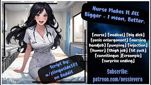 Preview supplied for Car Toon’s Nurse Roleplay: Big Tits, Bigger Audio