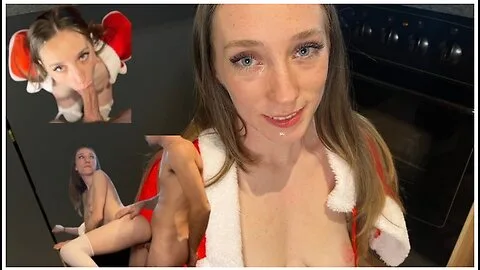 Preview supplied for Lily Fox & Snow White’s Winter White Christmas Blowjob