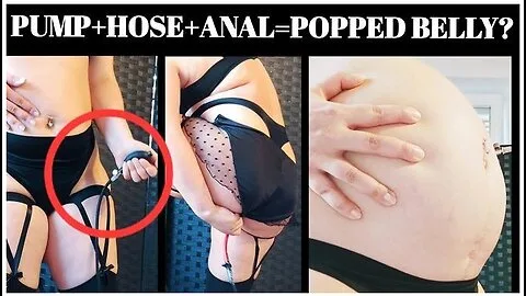 Preview supplied for Sexy Dance Gone Wild! Belly Inflation Pornstar Expands Beyond Limits