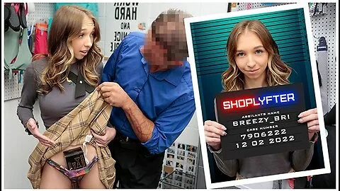 Preview supplied for Breezy Bri - Nerdy Girl Gets Dominated in the Backroom for Stealing