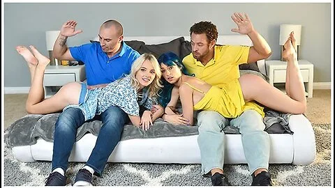 Preview supplied for Kate Bloom & Jewelz Blu - Stepdads Spank & Drill Their Stepdaughters’ Pussies