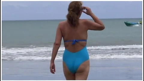 Preview supplied for On The Beach I Couldnt Resist Any Longer And Fucked My Stepson, He Cums Inside