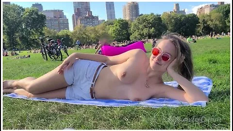 Preview supplied for Strangers Kept Staring At My Tits Topless In Busy Park Teaser