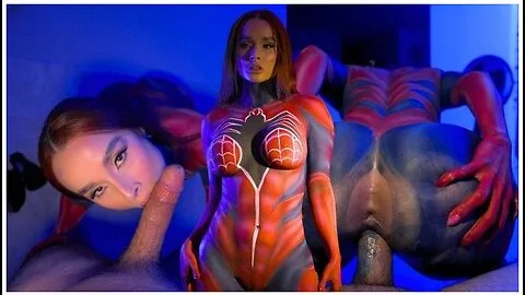 Preview supplied for Spiderwoman rides her eager fan to a wild climax ️