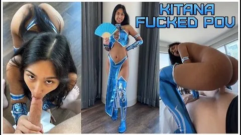Preview supplied for Kitana From Mortal Kombat Sucks, Fucks, And Swallows!