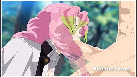 Preview supplied for Mitsuri Gives Iguro a Rough Blowjob in the Forest