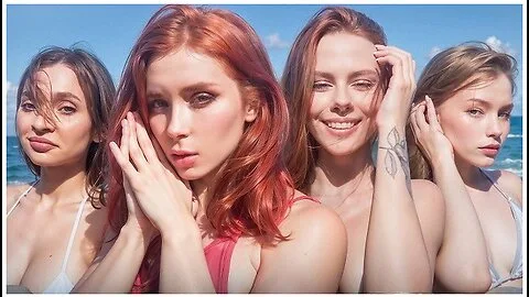Preview supplied for Sweetie Fox & Friends’ Beach Adventures—Big Tits & Creampies
