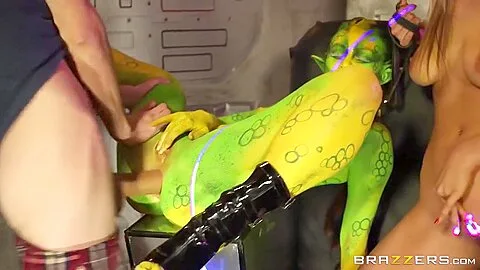 Preview supplied for Eva Parcker , Tiffany Doll - Fuck Me Earthling - Teaser Video