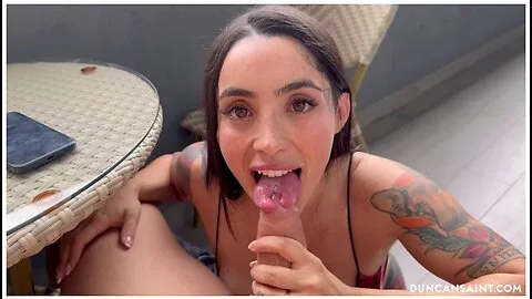 Preview supplied for Brunette Babe Uses Her Split Tongue to Satisfy Me – Wild Oral Action
