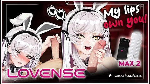 Preview supplied for Bubblebebe’s VTuber Bunny Blowjob
