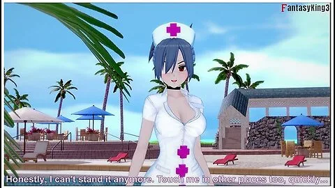 Preview supplied for Valentine’s Nurse Fantasy—Poolside Passion with Car Toon