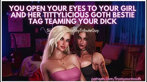 Preview supplied for Your Girl and Her Goth Bestie Tag Team Your Dick