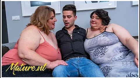 Preview supplied for Jana & Edina’s BBW Granny Gangbang: Sharing a Toy Boy