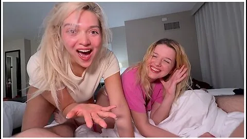 Preview supplied for Thick Latina Stepsis & Tiny College Teen Share Hotel Room with Stepbro – POV