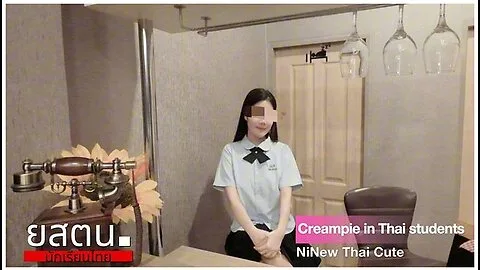 Preview supplied for Thai Students High School Student In Front Of The Mirror Before Going To School Ninewthai