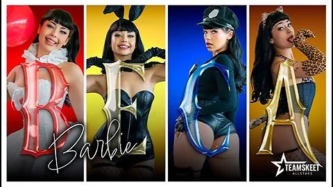 Preview supplied for Beca Barbie & Charles Dera’s Halloween Costume Fuck