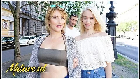 Preview supplied for Emma Klein & Arteya Dee: French Stepmom & Stepdaughter Share a Cock