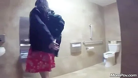 Preview supplied for Bubble Butt Milf Swallows Fat Cock In Public Toilet