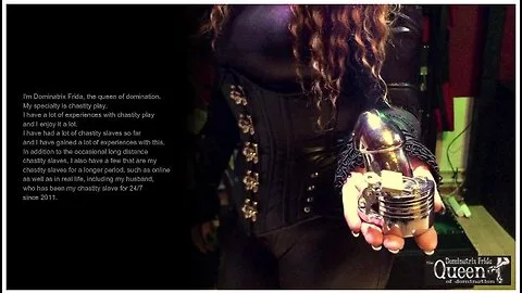 Preview supplied for Chastity Dominatrix - I Can Be Your Keyholder - Chastity Mistress