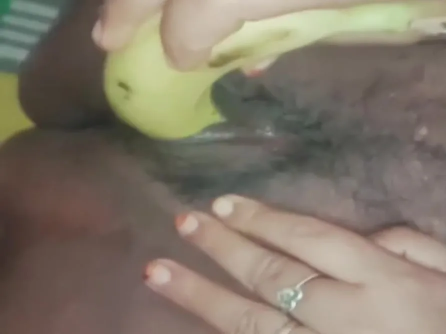 Preview supplied for Aunty Playing With Banana And Her Husband Banana