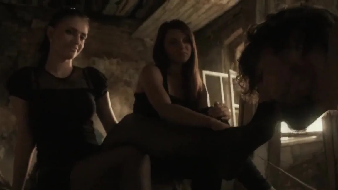 Preview supplied for Tied slave foot kicked and dominated in abandon house