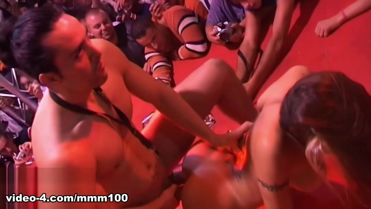 Preview supplied for Marlon, fucking live on stage with two hot girls - MMM100