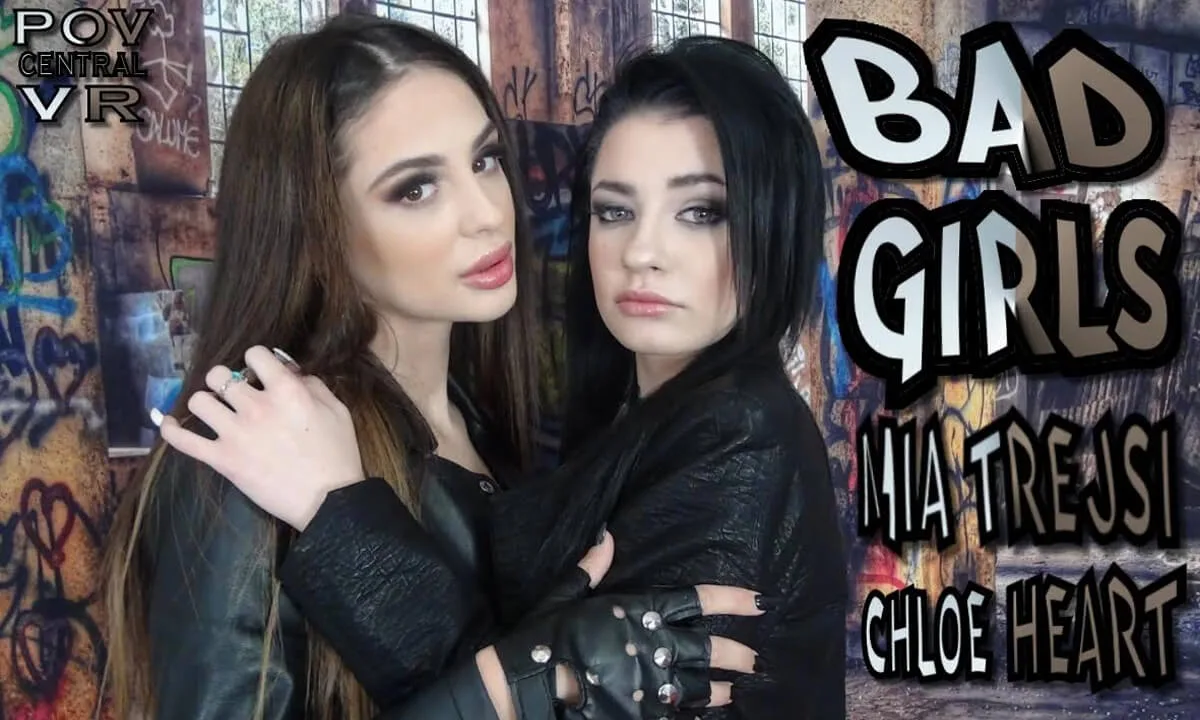 Preview supplied for Mia Trejsi and Chloe Heart: Bad Girls - POVcentralVR