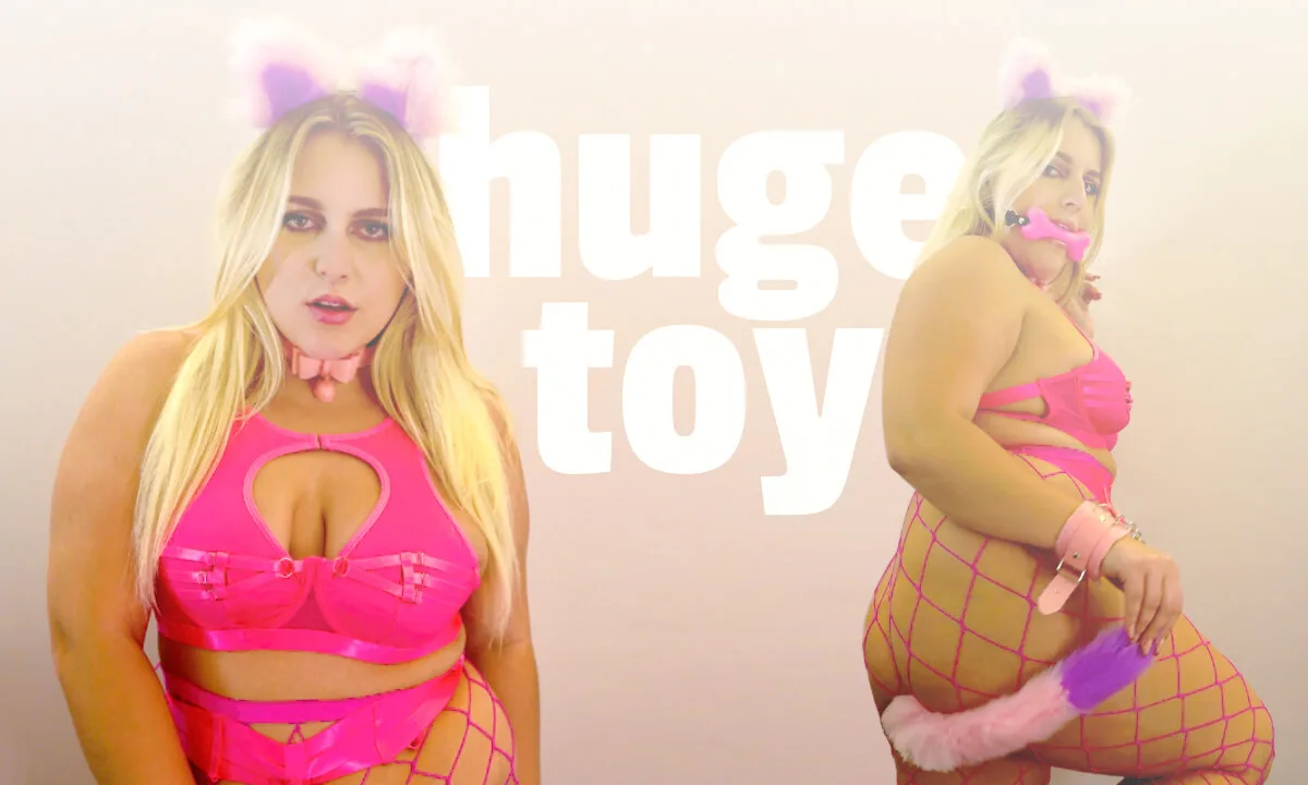 Preview supplied for Cosplay Bbw Plays With Anal Cat Tail & Fucks Huge Dildo