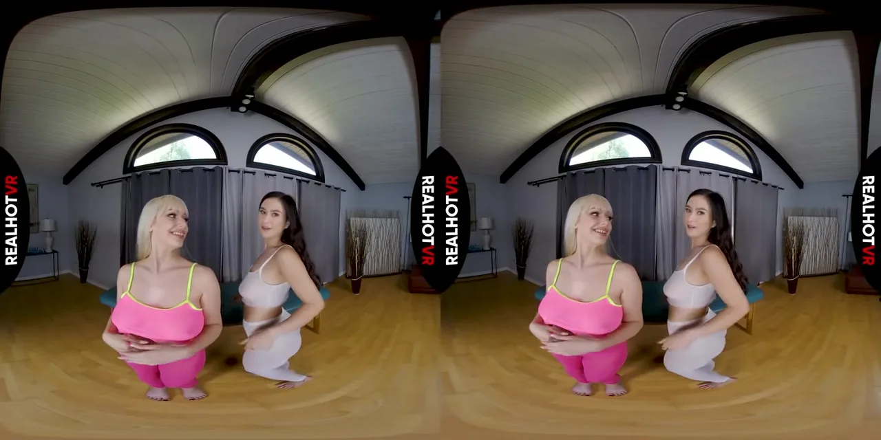 Preview supplied for Ripped Tights - Big Tits Yoga Instructors Tag Team Students Big Dick - RealHotVR