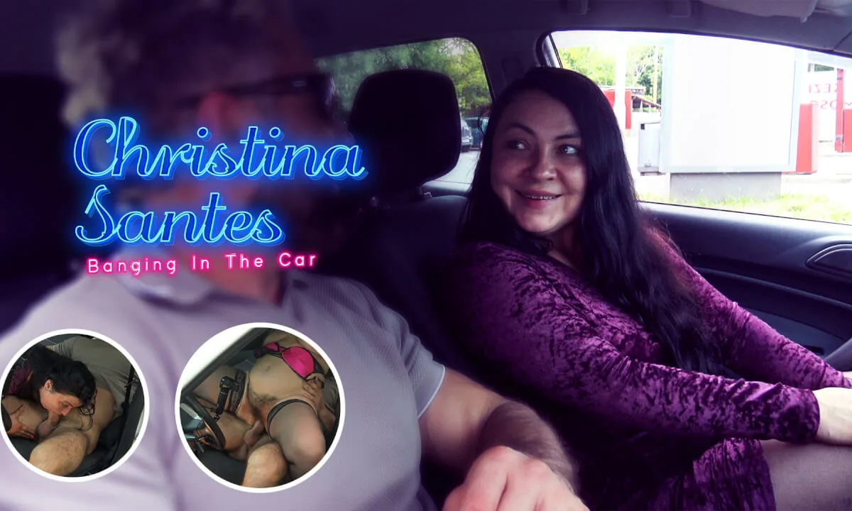 Preview supplied for Hairy Christina Santes Banging In The Car