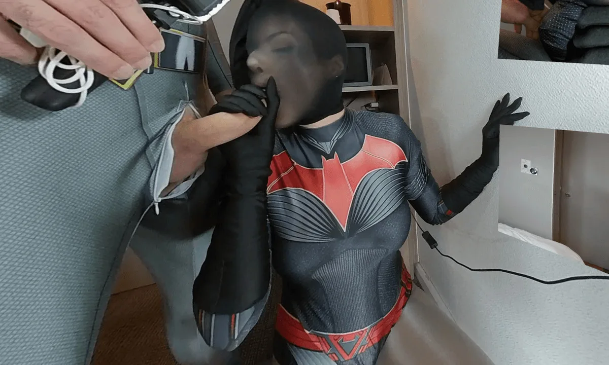 Preview supplied for Nora Fox - Black Nylon Face - NylonXtreme