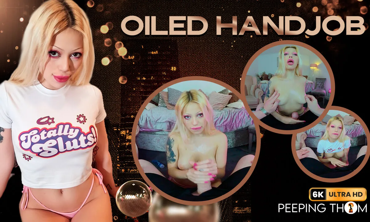Preview supplied for Oiled Handjob - PeepingThom