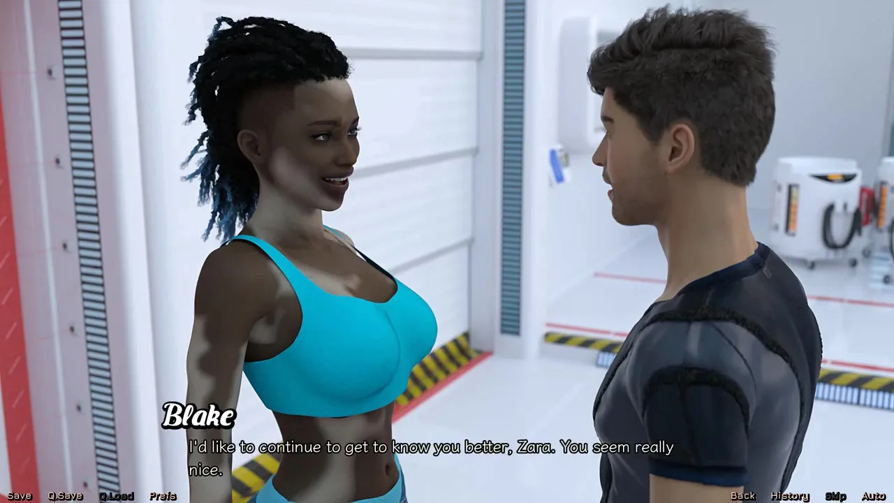 Preview supplied for Stranded In Space Talking With This Hottie Ep8