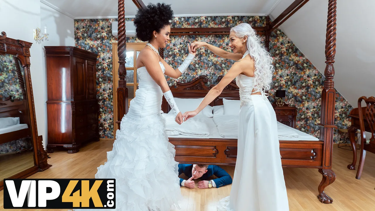 Preview supplied for BRIDE4K. FFM Turn. Hot sex with Veronica Leal & Selva Lapiedra