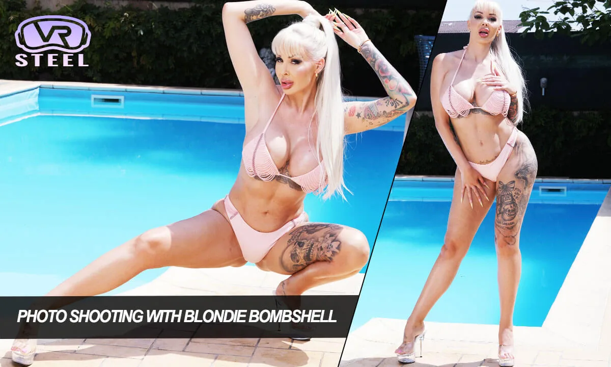 Preview supplied for Photo Shooting With Blondie Bombshell