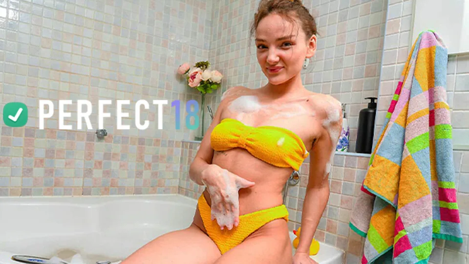 Preview supplied for Who doesn’t love a Full Bush? Olivia Trunk Orgasming for Perfect18