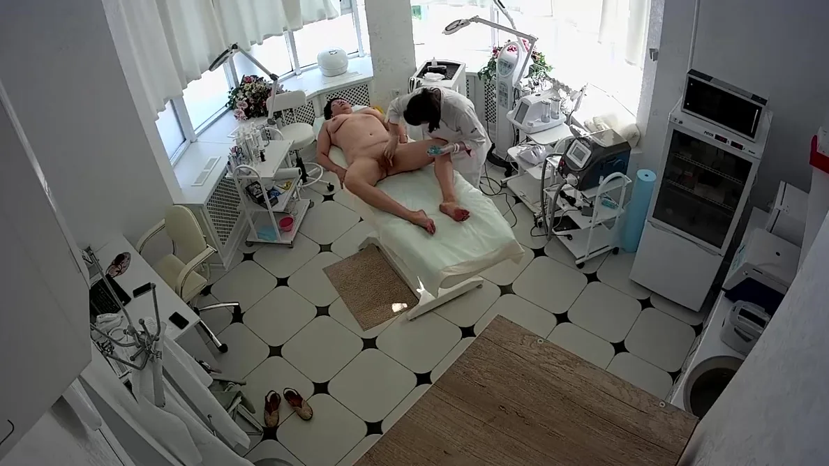 Preview supplied for . Beauty salon, waxing pussy and ass Step mom