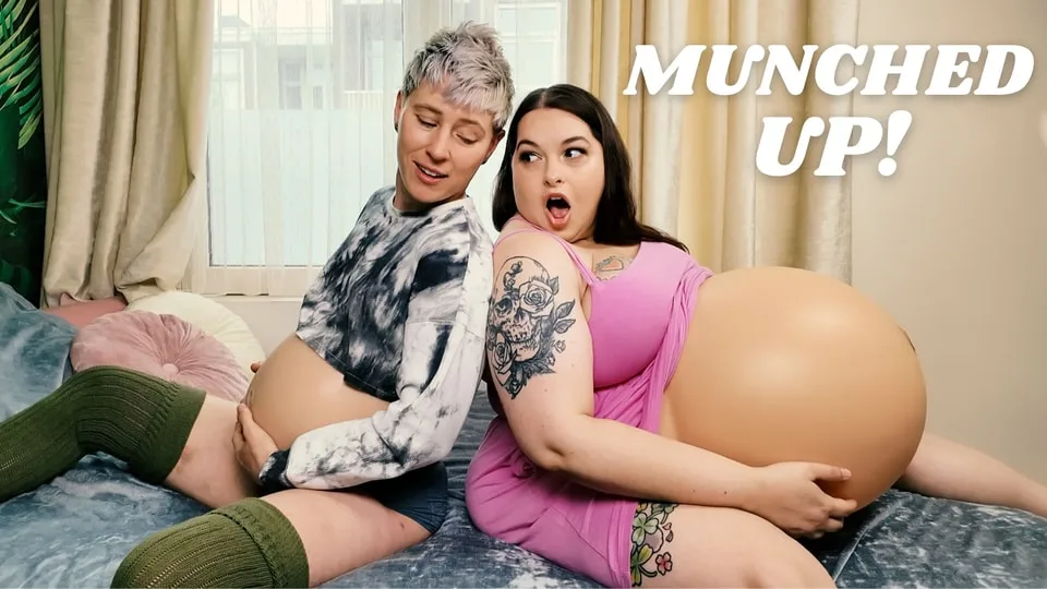 Preview supplied for Munched Up! Hungry Friends FtM Jaq Quicksilver and BBW Sydney Screams Same Size Vore You