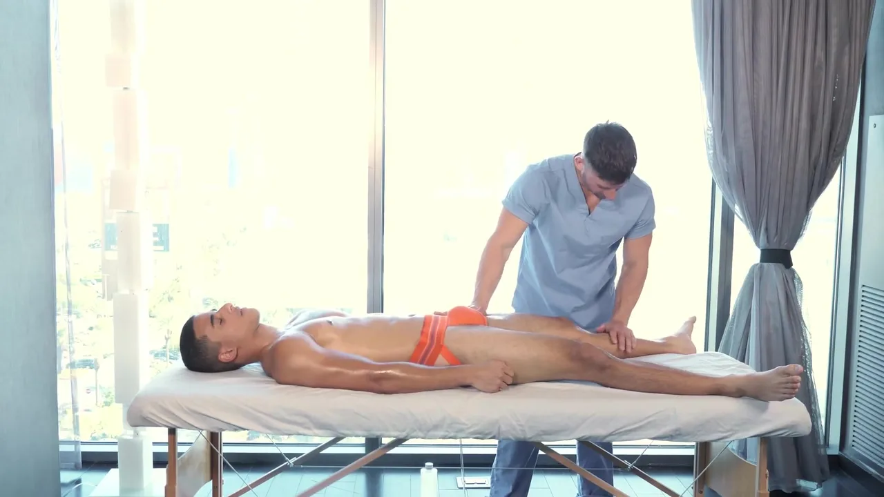 Preview supplied for Therapist Massages Clients Starfish With His Fat Cock